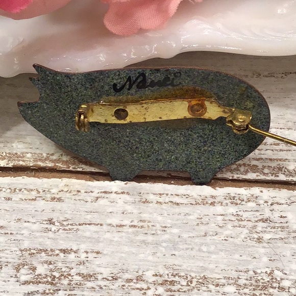 🌾[2/$28.00]🌾 Vintage Pink Pig - Picture 8 of 8